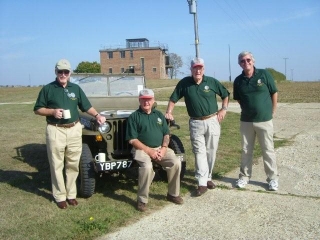 Volunteers at rest