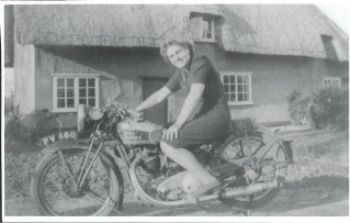 Vera and Donald on their bike